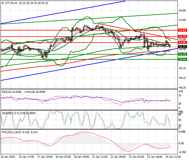 WTI Crude Oil Evening Analysis 24 Jan 2019