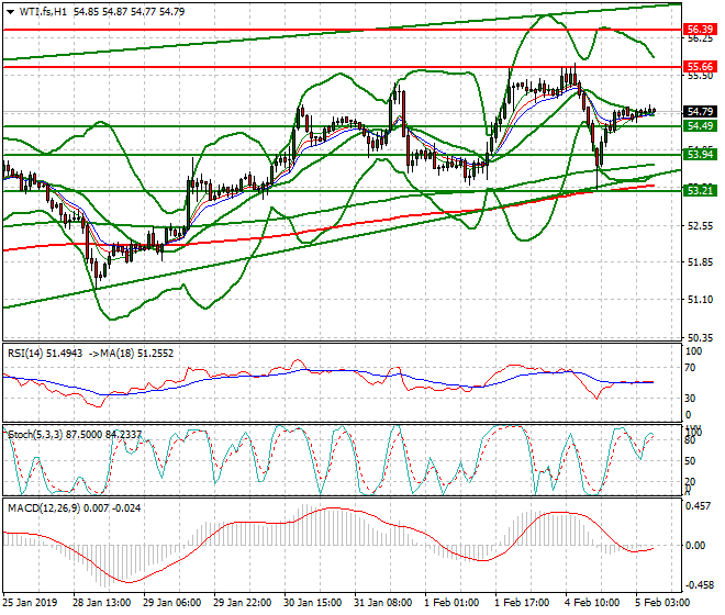 WTI Crude Oil Intra-day Analysis 05 Feb 2019