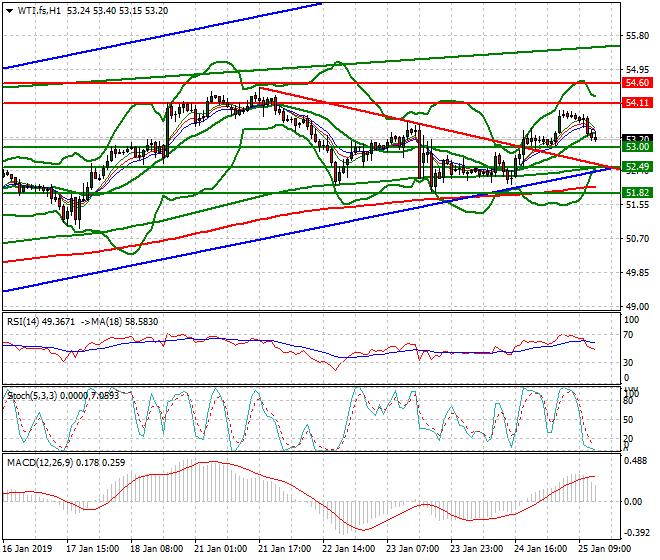 WTI Crude Oil Evening Analysis 25 Jan 2019