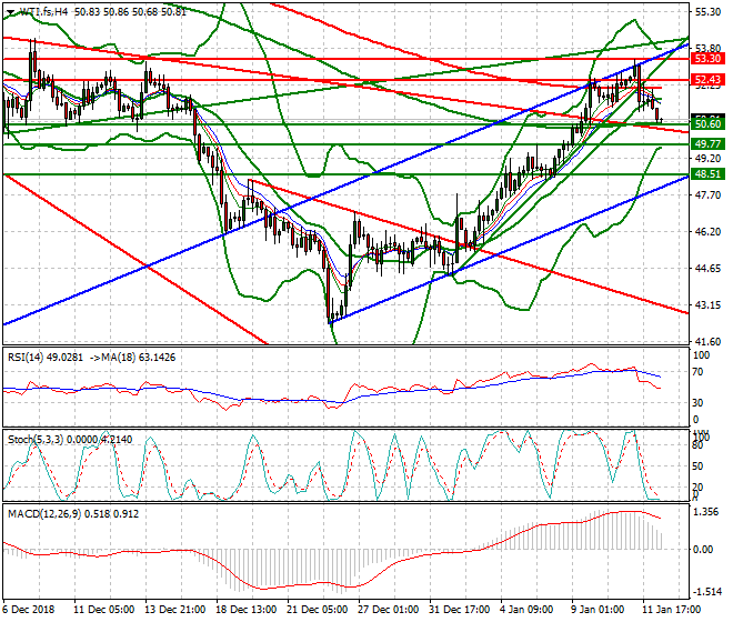 WTI Crude Oil Mid-day Analysis 14 Jan 2019