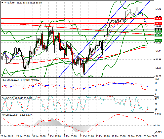 WTI Crude Oil Evening Analysis 26 Feb 2019