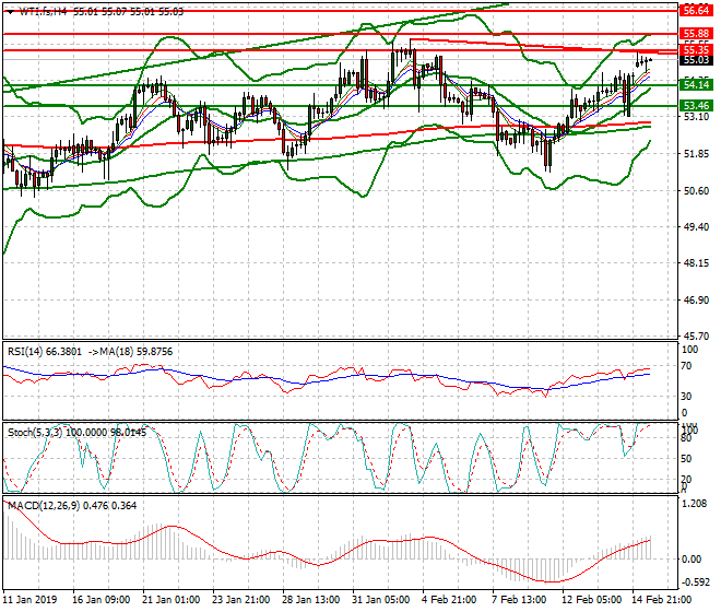 WTI Crude Oil Evening Analysis 15 Feb 2019