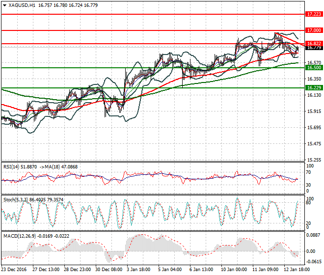 Silver Mid-day Analysis 13 January 2017