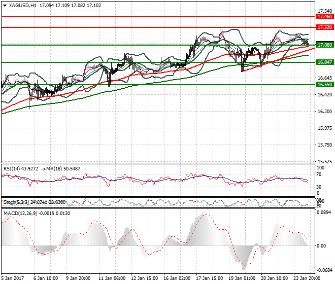 Silver Evening Analysis 24 January 2017