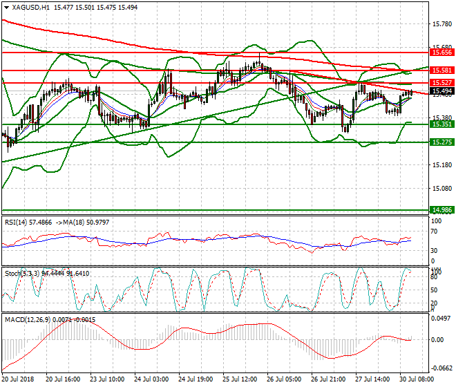 Silver Evening Analysis 30 July 2018