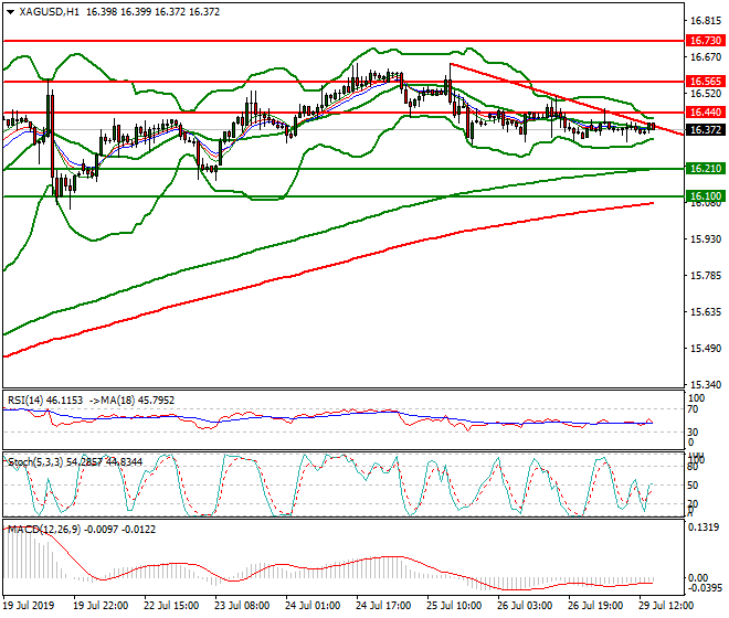 Silver Evening Analysis 29 July 2019