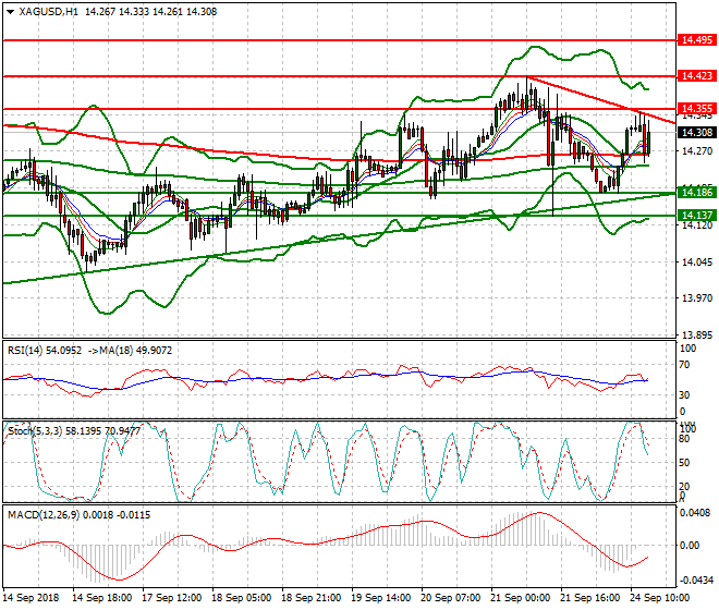 Silver Evening Analysis 24 Sep. 2018
