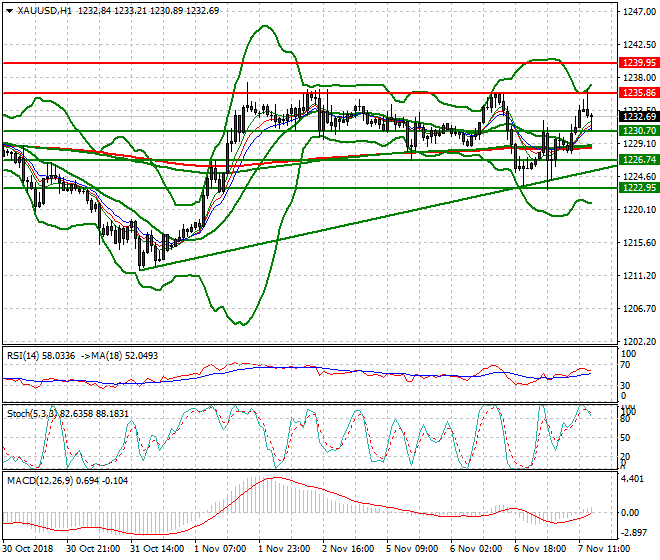 Gold Evening Analysis 07 Nov 2018