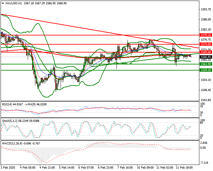 Gold Inrta-day Analysis 12 Feb 2020